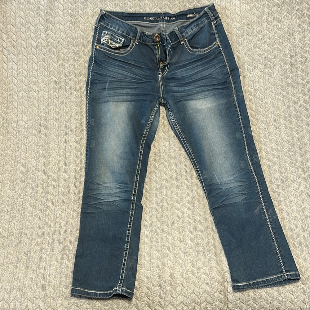 Cowgirl tuff skinny jeans/ straight leg